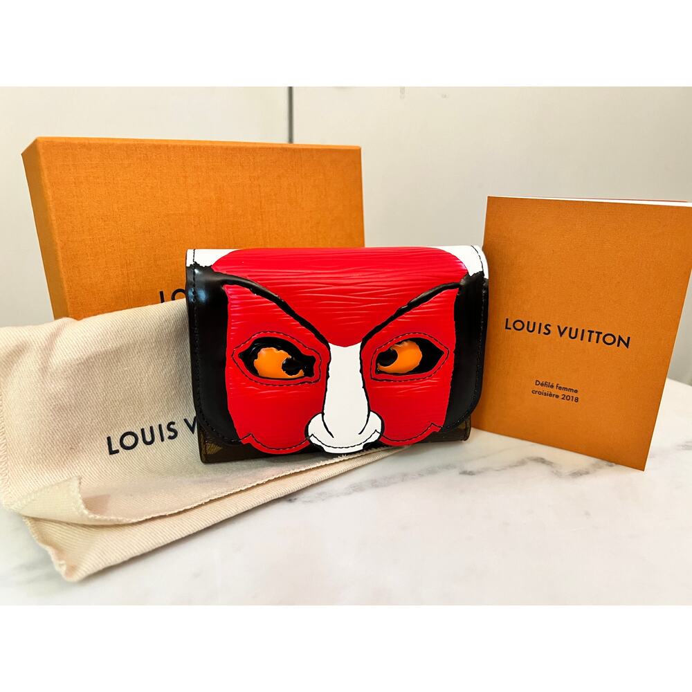 Shogun Fans! NWT 2018 LTD ED AUTH Louis Vuitton Kansai Yamamoto KABUKI Wallet